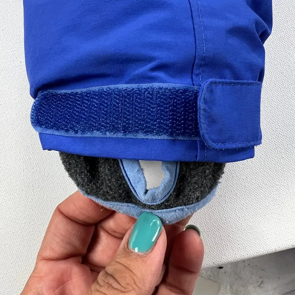 Lands' End Kids The Squall Insulated Winter Coat Grow Along Blue Size Large/14